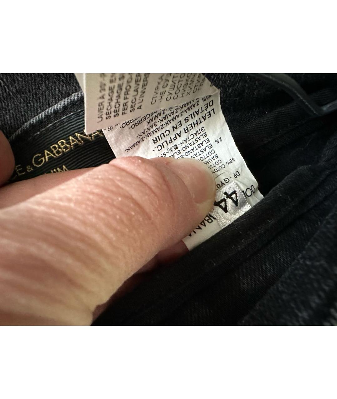 DOLCE&GABBANA Серые джинсы, фото 5