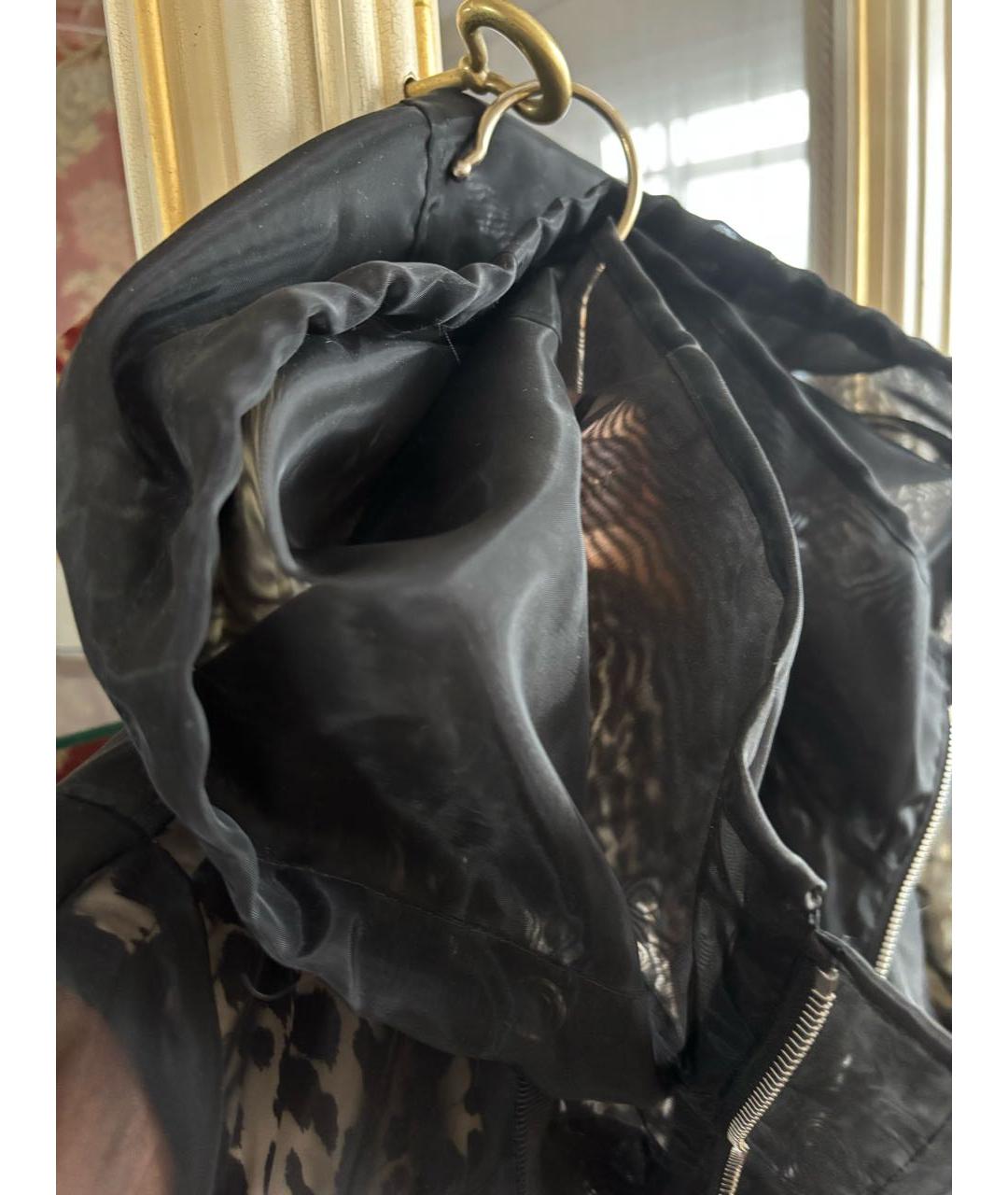 MONCLER Черный пуховик, фото 2