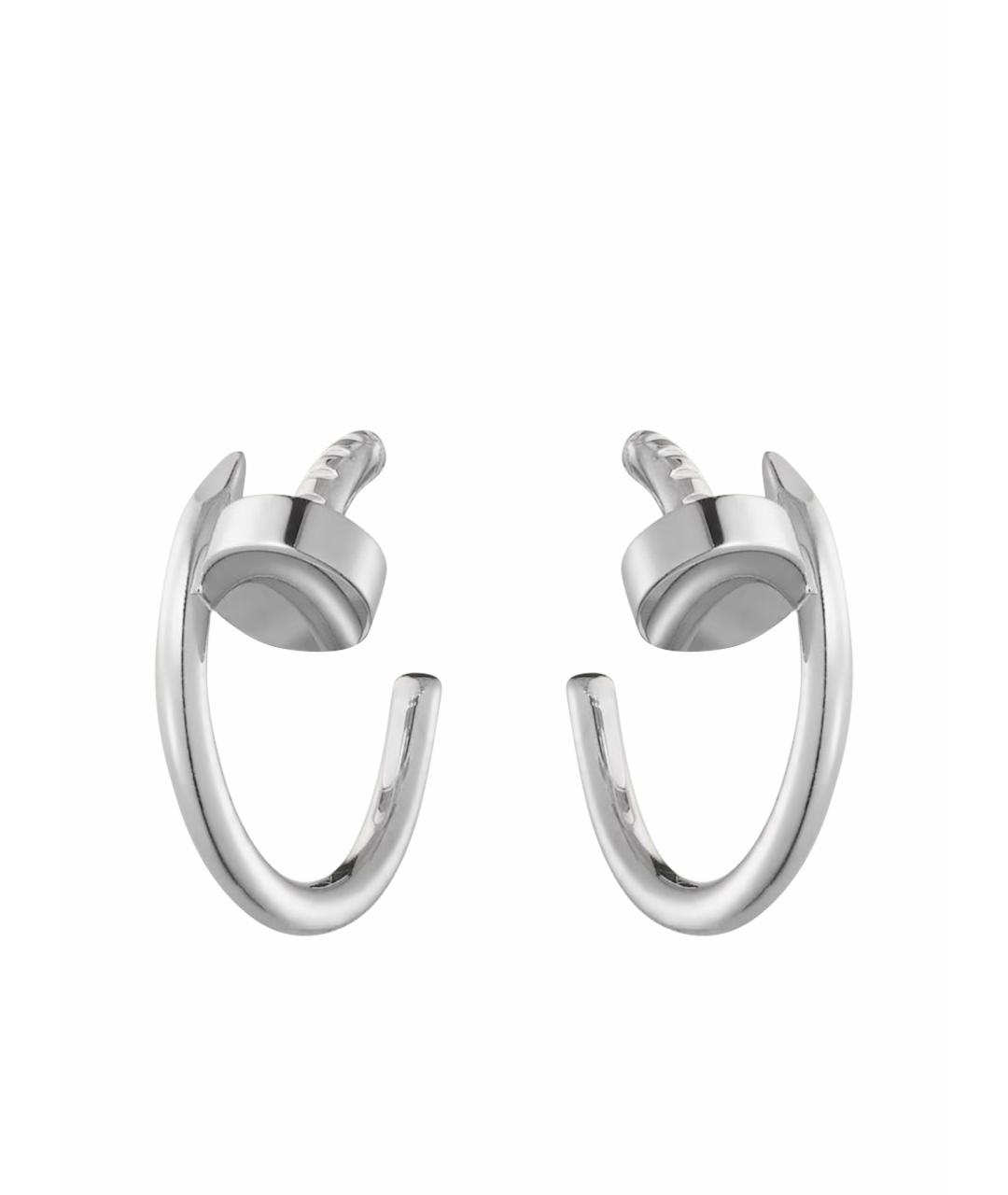 CARTIER Серебряные серьги из белого золота, фото 1