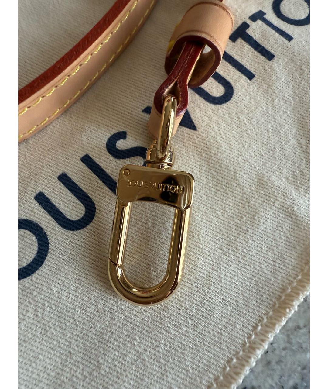 LOUIS VUITTON Коричневый кожаный ремень, фото 2