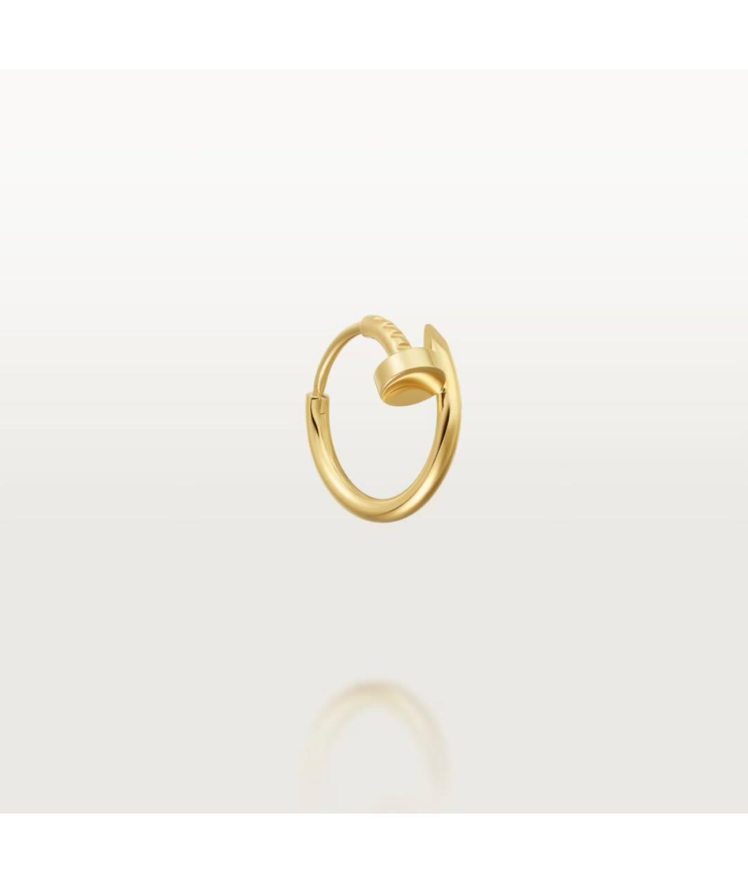 CARTIER Золотые серьги из желтого золота, фото 8