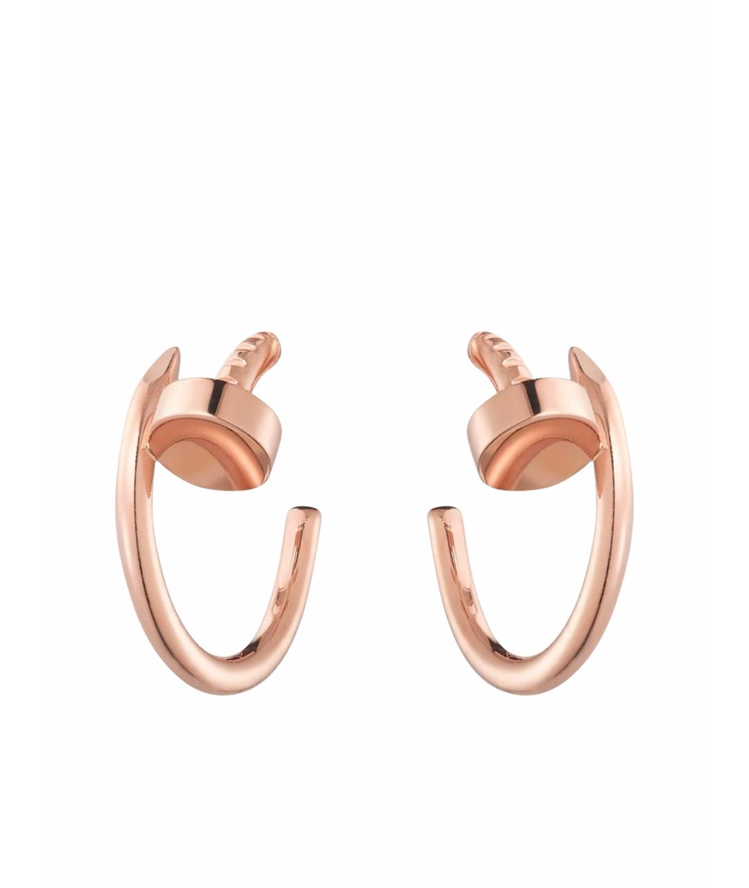 CARTIER Розовые серьги из розового золота, фото 1