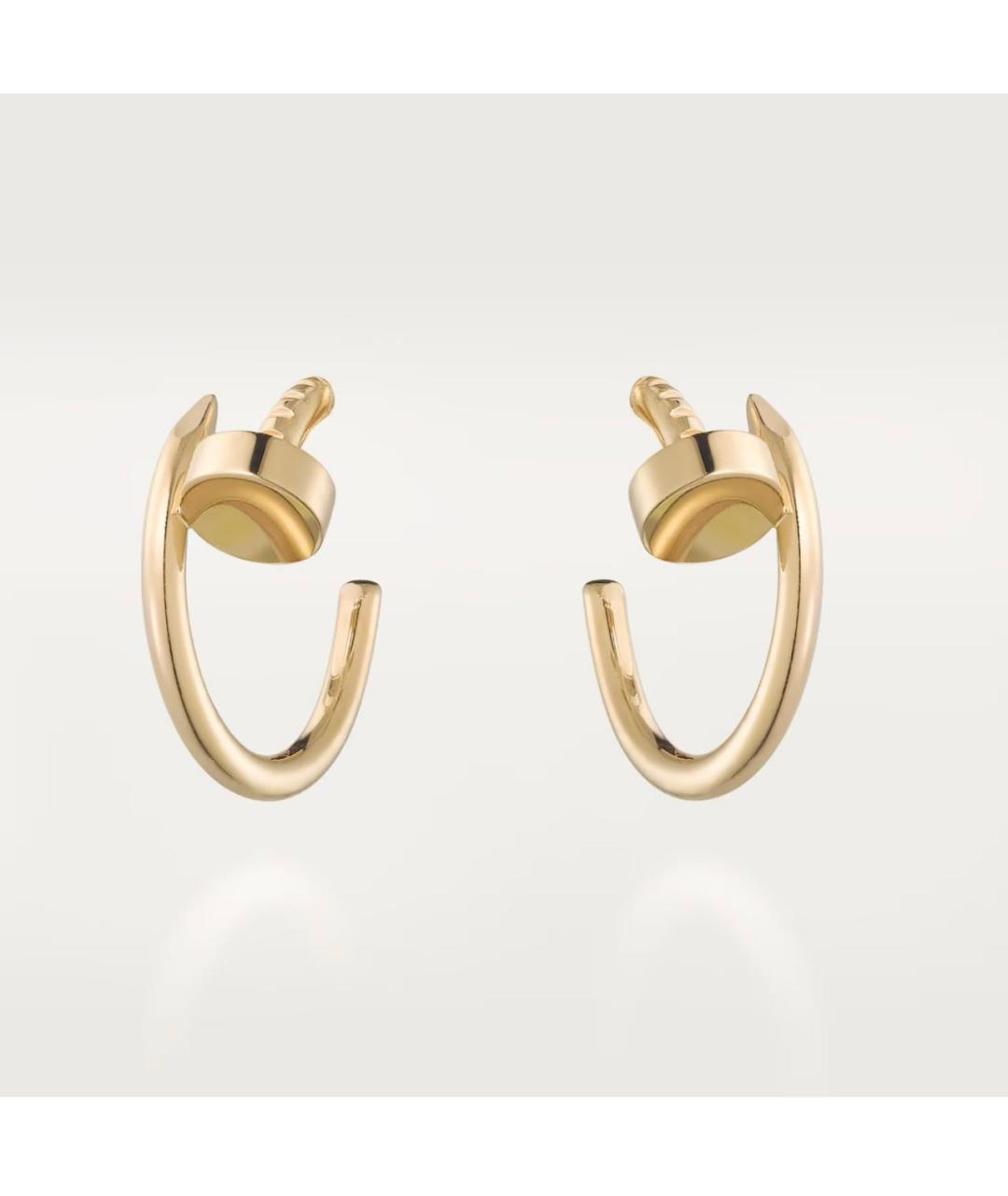 CARTIER Золотые серьги из желтого золота, фото 5