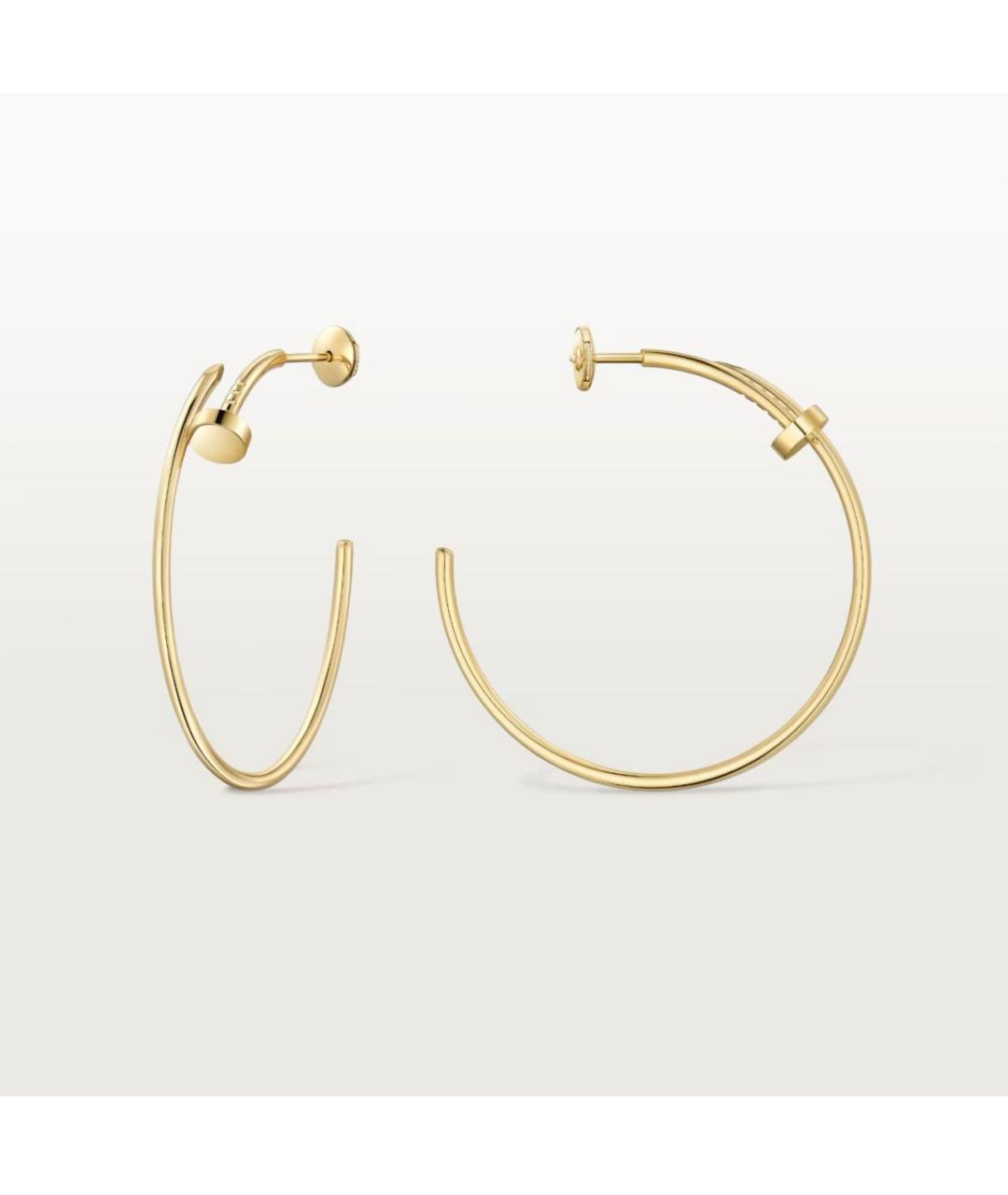 CARTIER Золотые серьги из желтого золота, фото 3