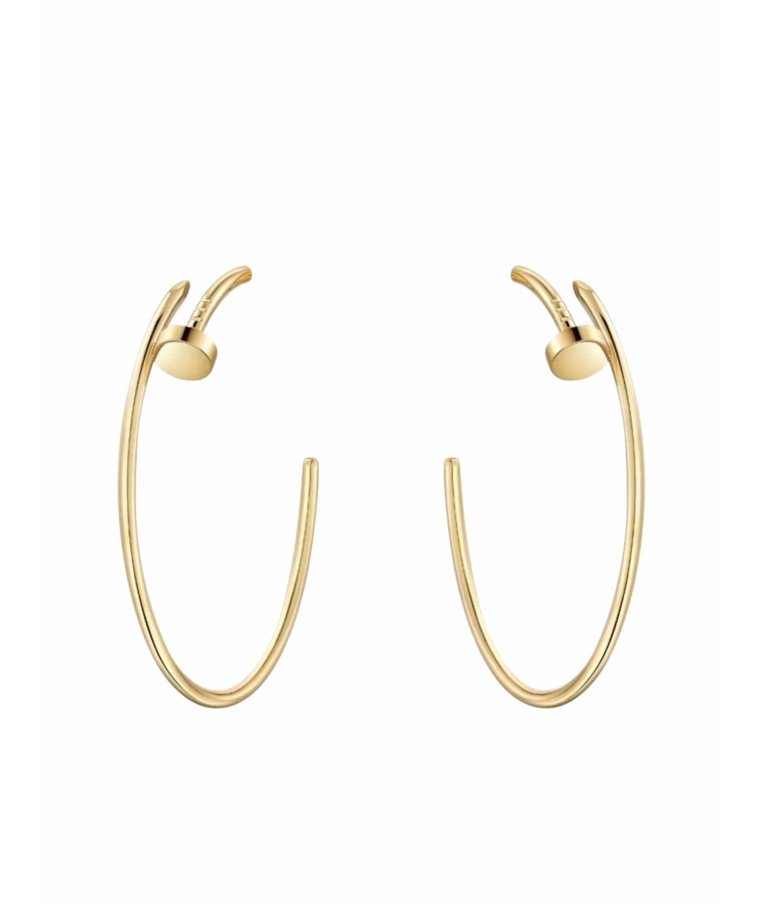 CARTIER Золотые серьги из желтого золота, фото 1
