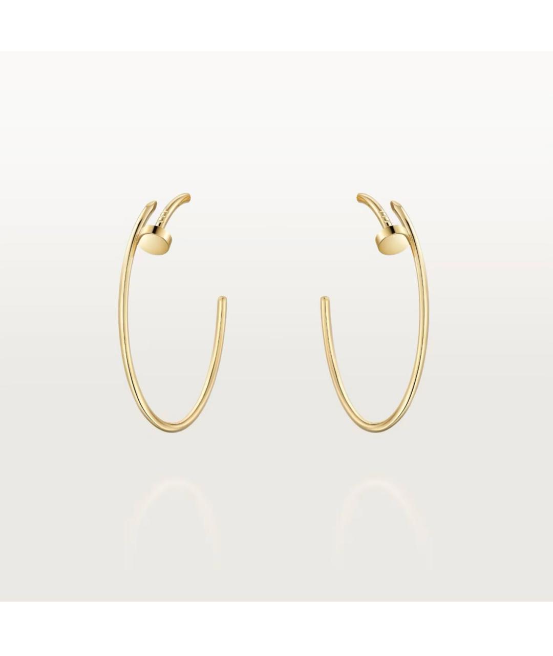 CARTIER Золотые серьги из желтого золота, фото 6
