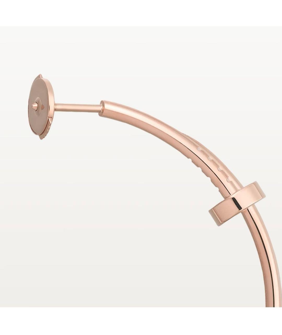 CARTIER Розовые серьги из розового золота, фото 3