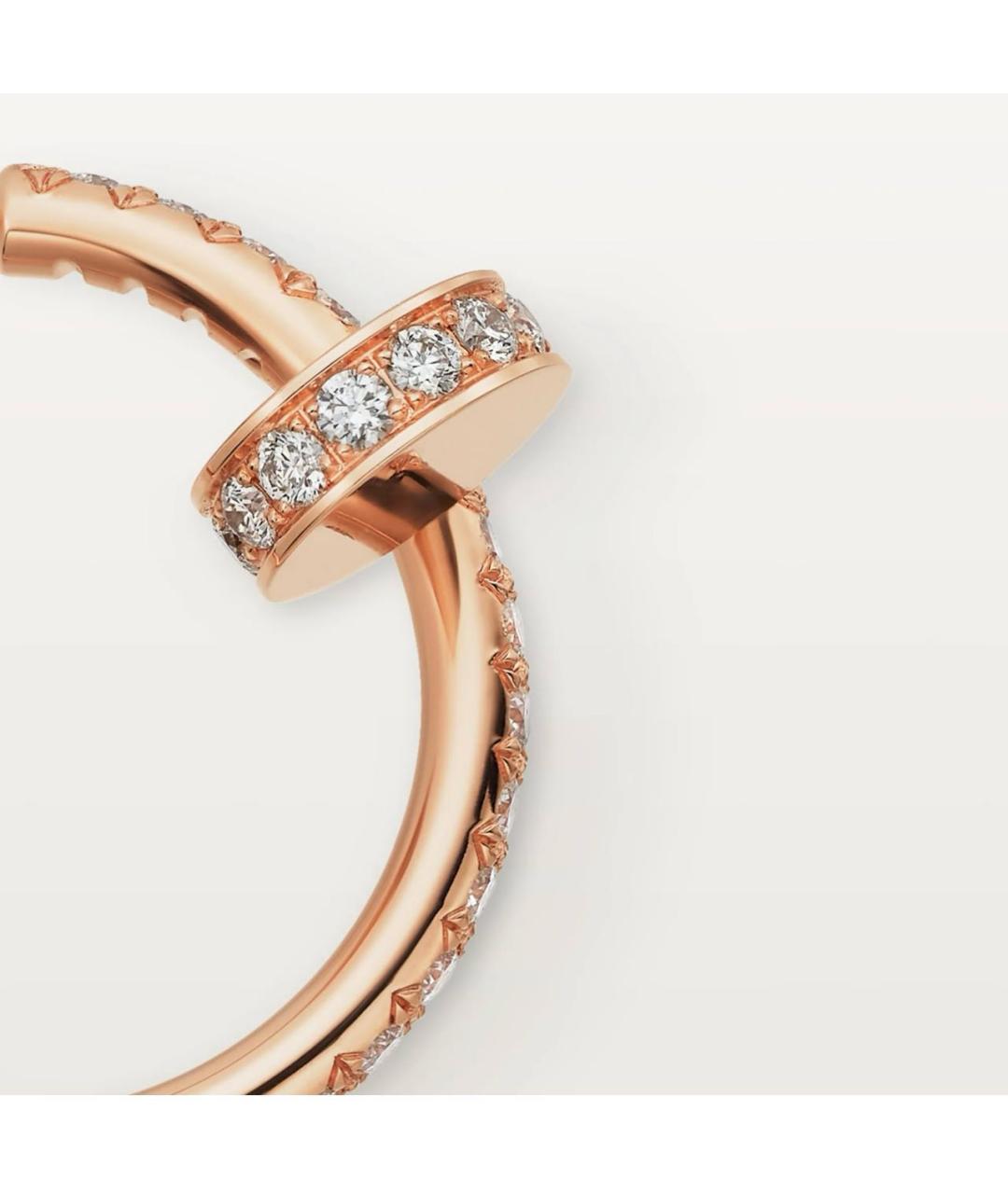 CARTIER Розовые серьги из розового золота, фото 3