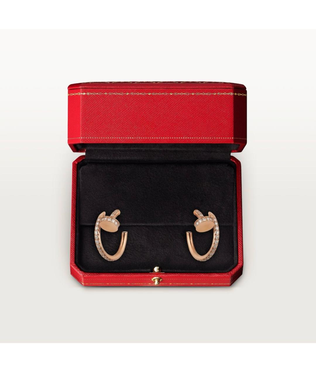 CARTIER Розовые серьги из розового золота, фото 7
