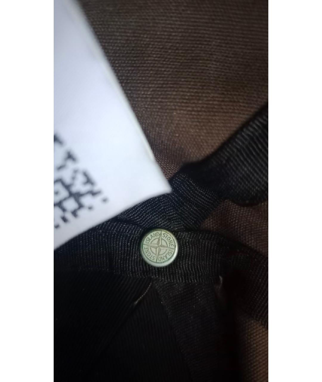 STONE ISLAND Хаки хлопковая кепка/бейсболка, фото 6