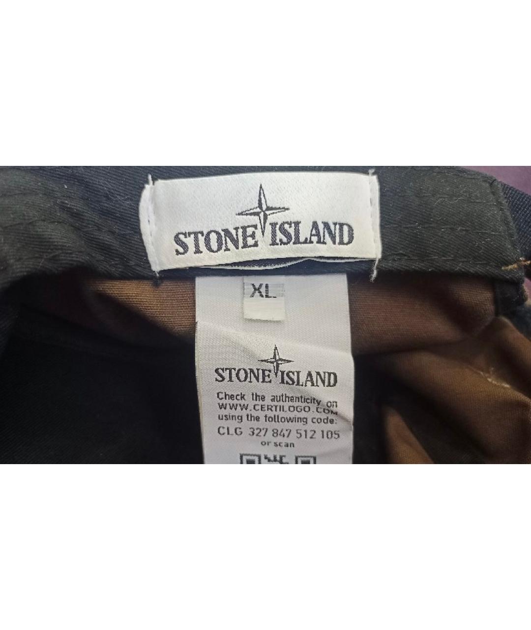 STONE ISLAND Хаки хлопковая кепка/бейсболка, фото 5