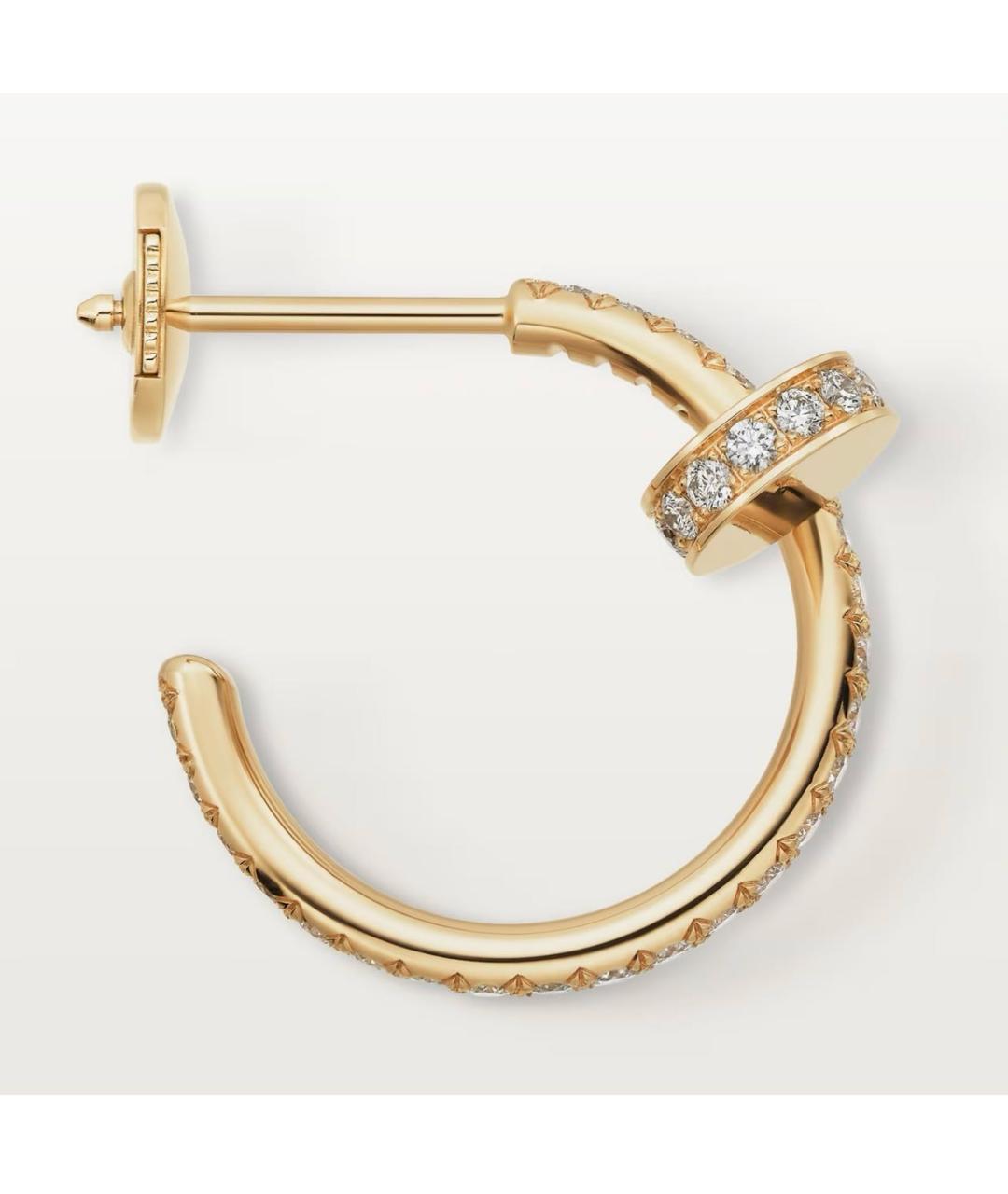 CARTIER Золотые серьги из желтого золота, фото 6