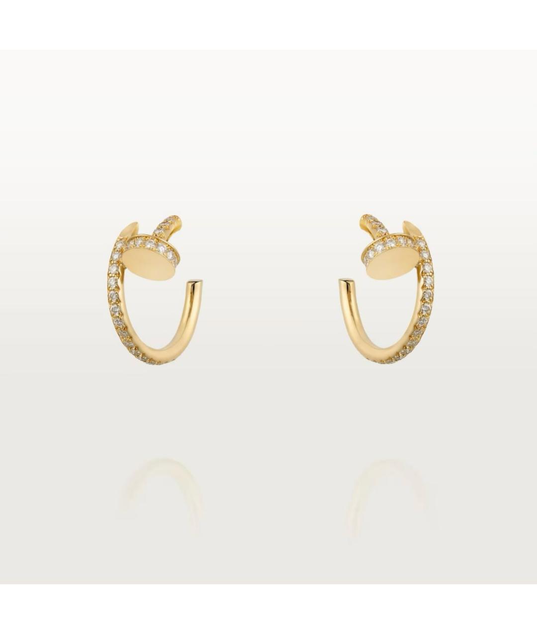 CARTIER Золотые серьги из желтого золота, фото 9