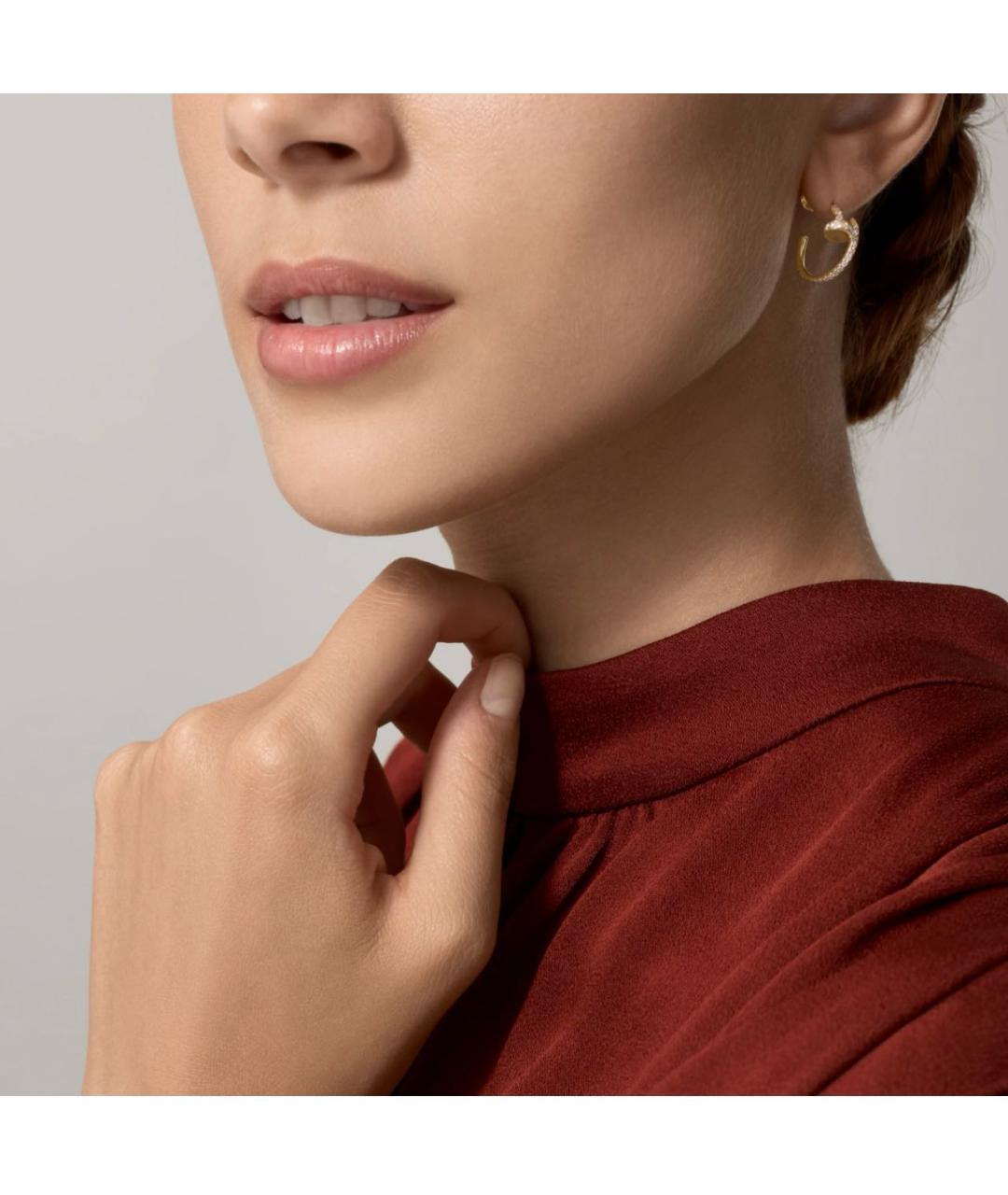 CARTIER Золотые серьги из желтого золота, фото 2
