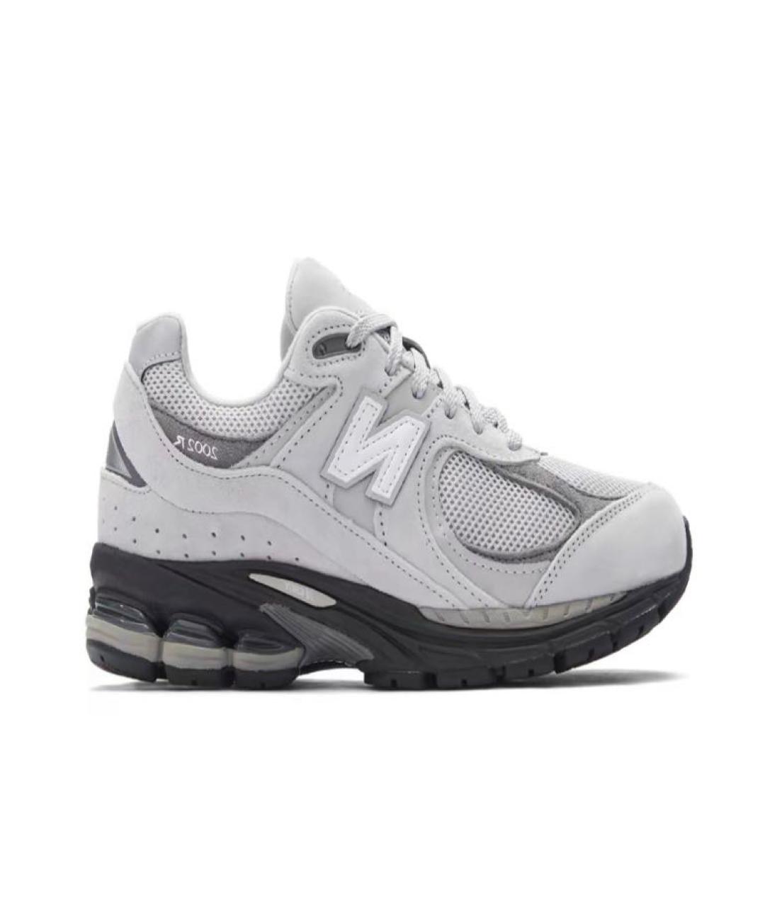 NEW BALANCE Серые замшевые высокие кроссовки / кеды, фото 2