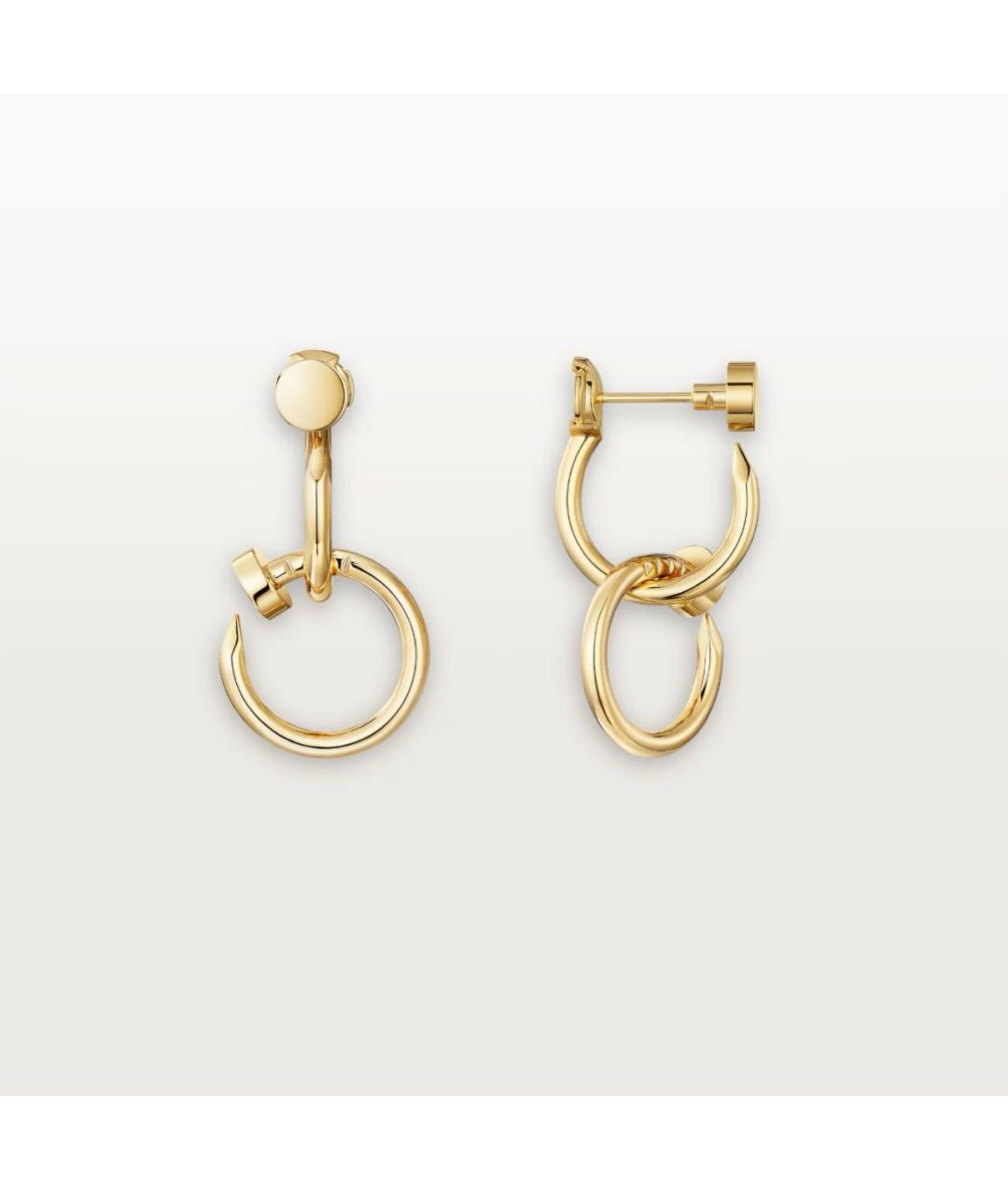 CARTIER Золотые серьги из желтого золота, фото 4