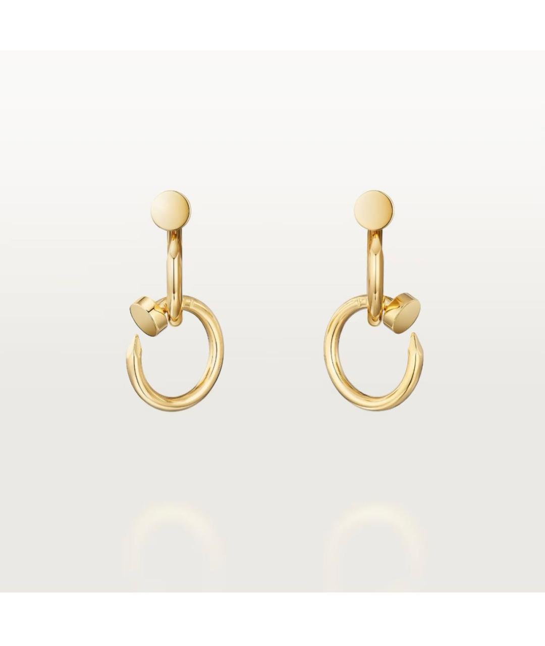 CARTIER Золотые серьги из желтого золота, фото 7