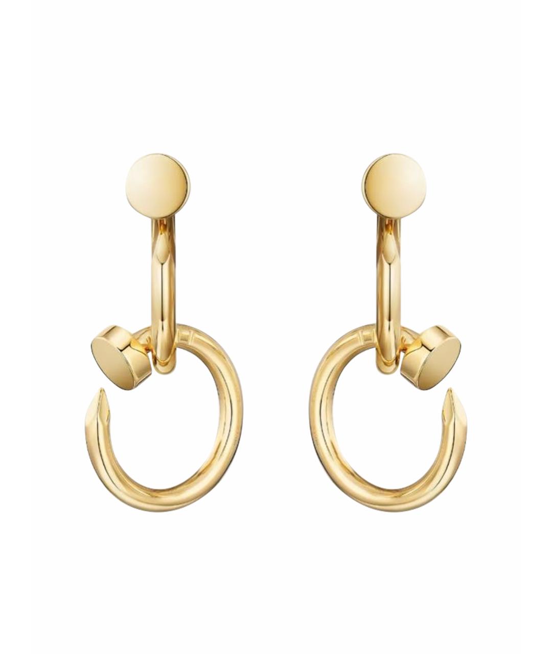 CARTIER Золотые серьги из желтого золота, фото 1
