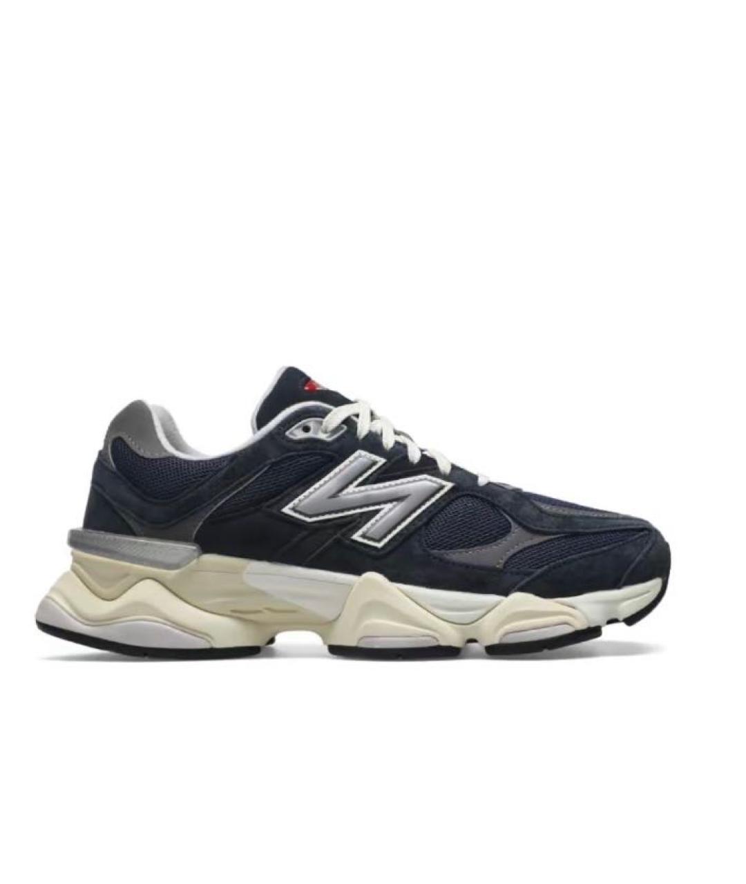NEW BALANCE Синие замшевые низкие кроссовки / кеды, фото 2