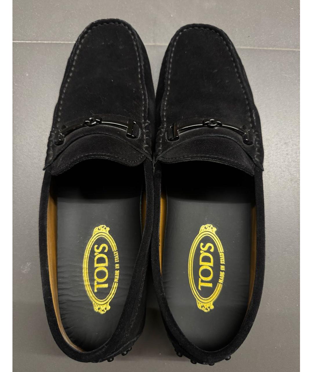 TOD'S Черные замшевые лоферы, фото 3