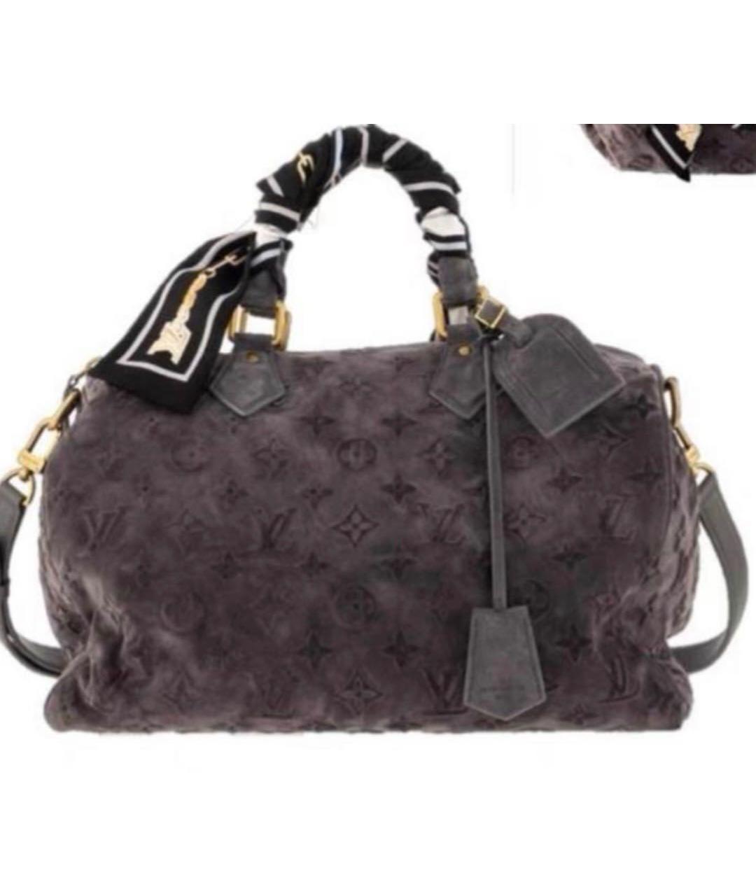 LOUIS VUITTON Замшевая сумка тоут, фото 3