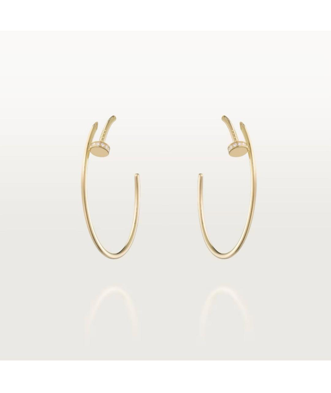 CARTIER Золотые серьги из желтого золота, фото 8