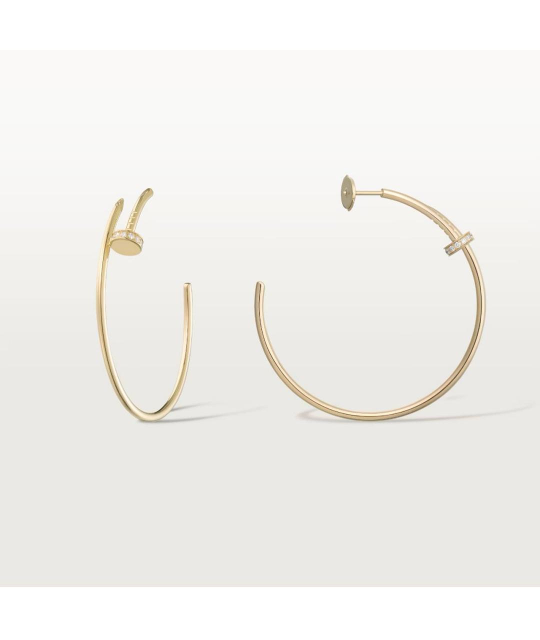 CARTIER Золотые серьги из желтого золота, фото 5