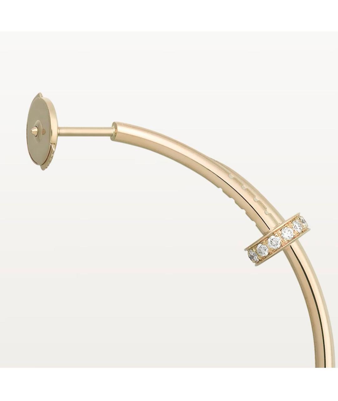 CARTIER Золотые серьги из желтого золота, фото 4