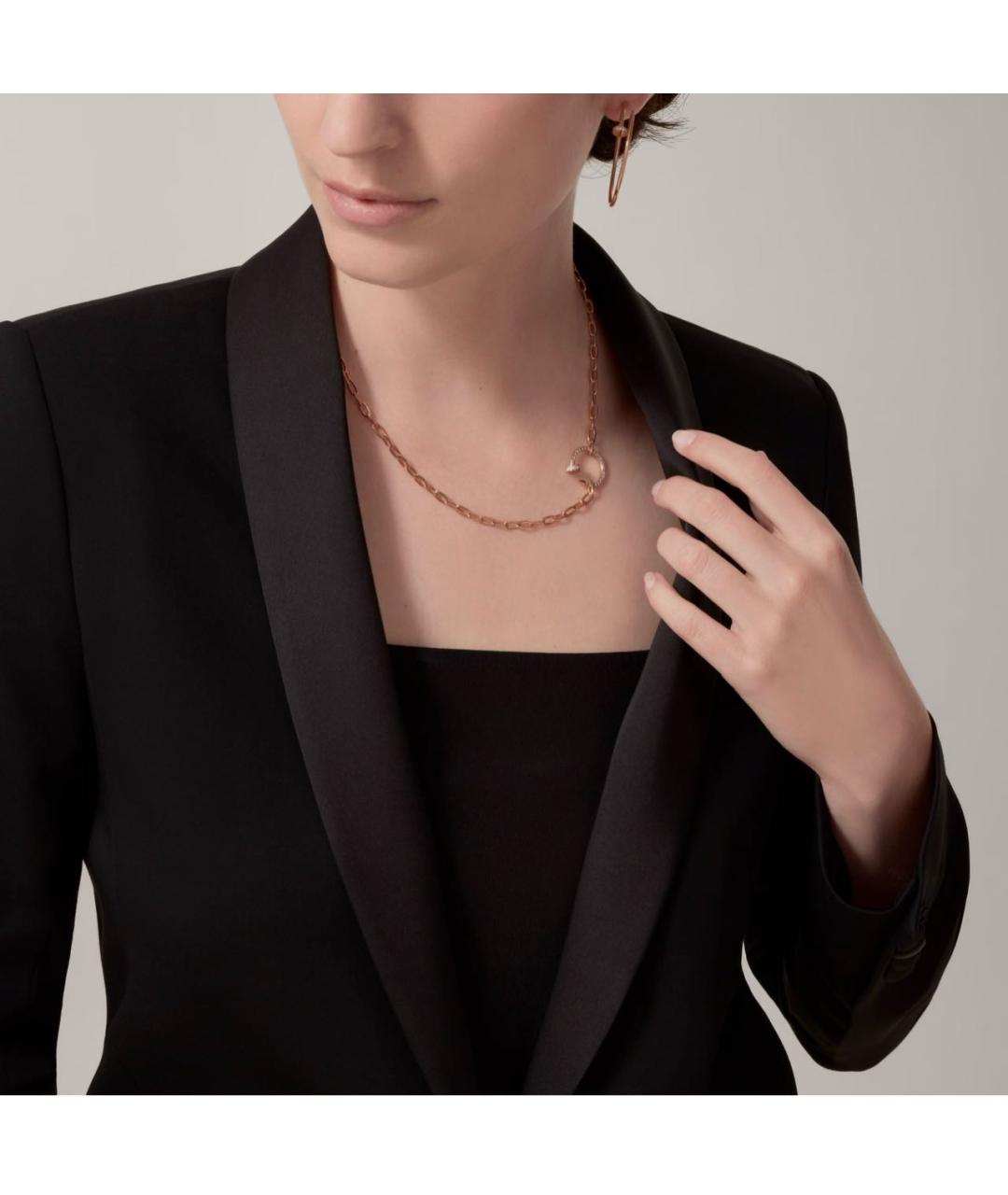 CARTIER Розовые серьги из розового золота, фото 3
