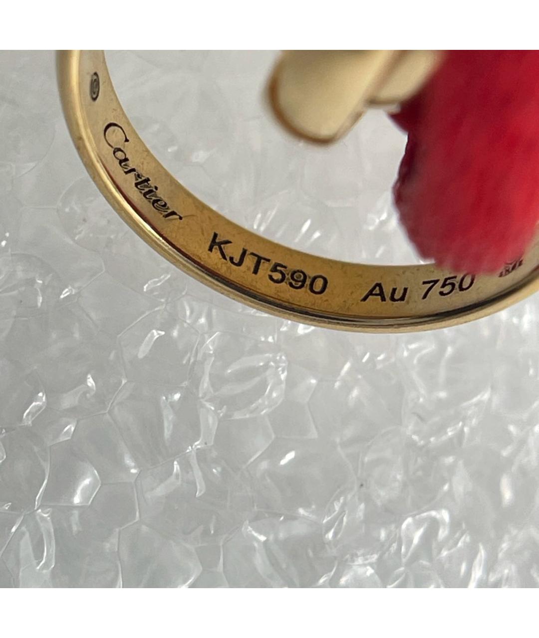 CARTIER Красный браслет из желтого золота, фото 6