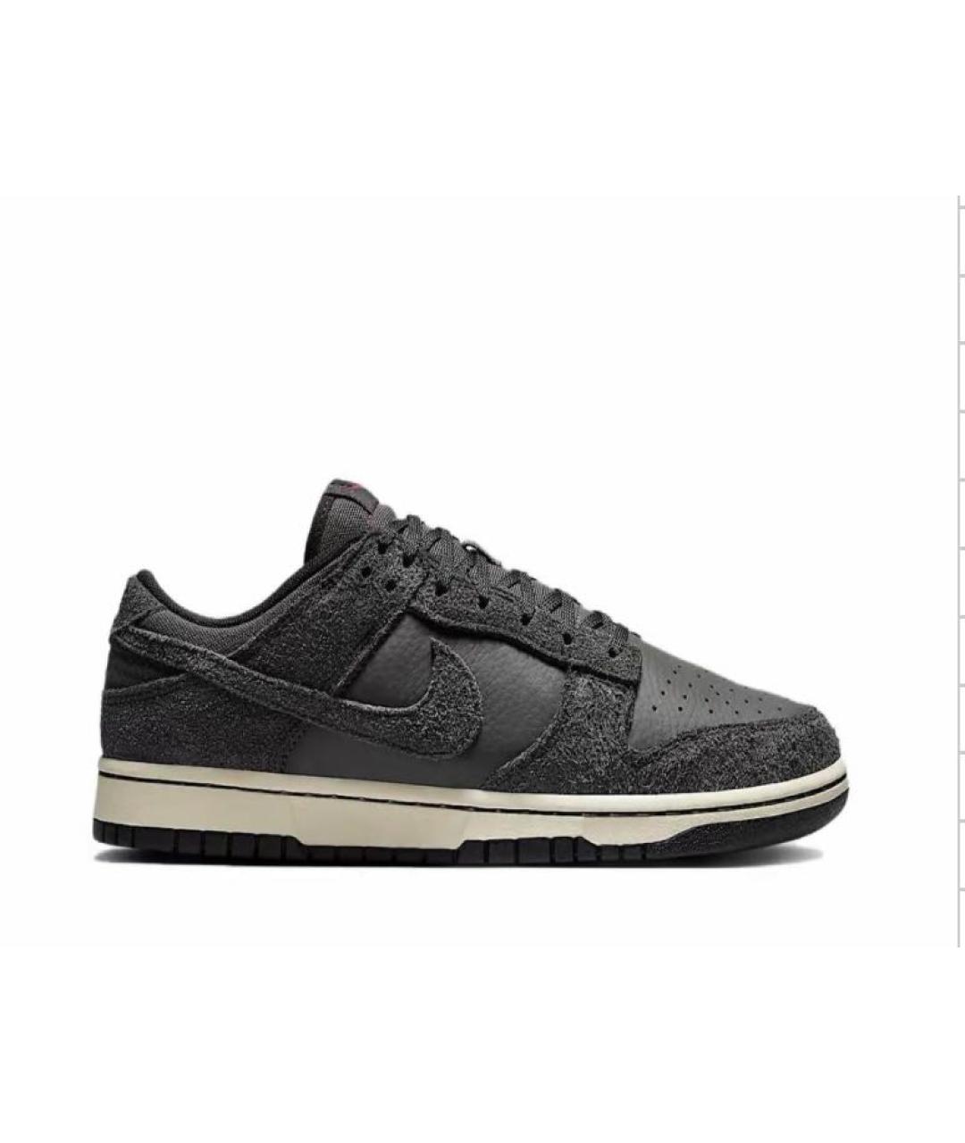 NIKE Черные замшевые низкие кроссовки / кеды, фото 2