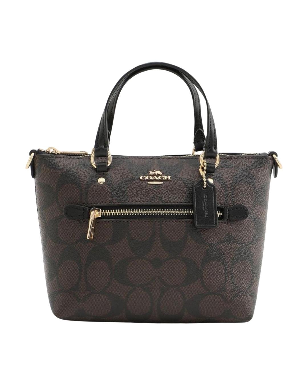 COACH Коричневая сумка тоут, фото 1