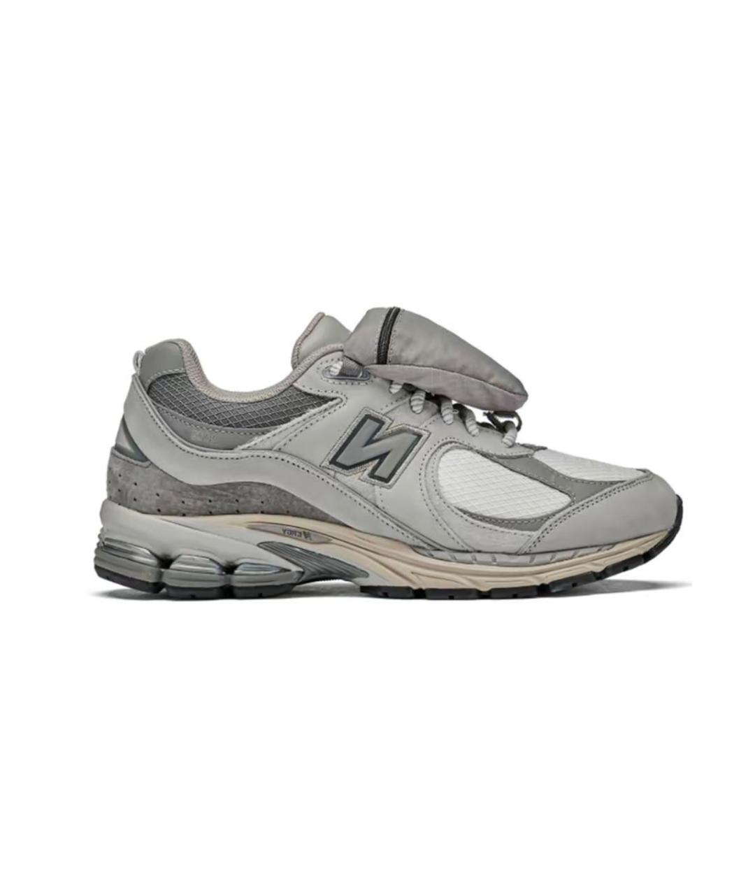 NEW BALANCE Антрацитовые замшевые низкие кроссовки / кеды, фото 1