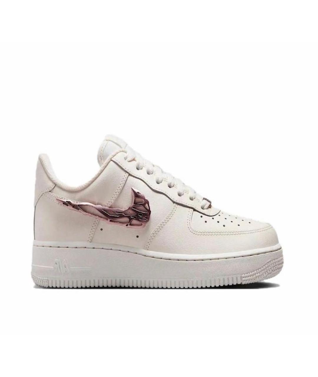 NIKE Белые кожаные кроссовки, фото 2
