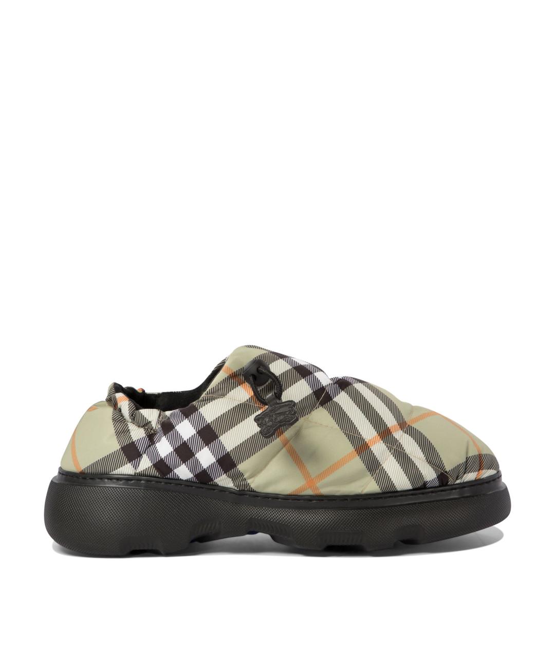 BURBERRY Зеленые синтетические слипоны, фото 1