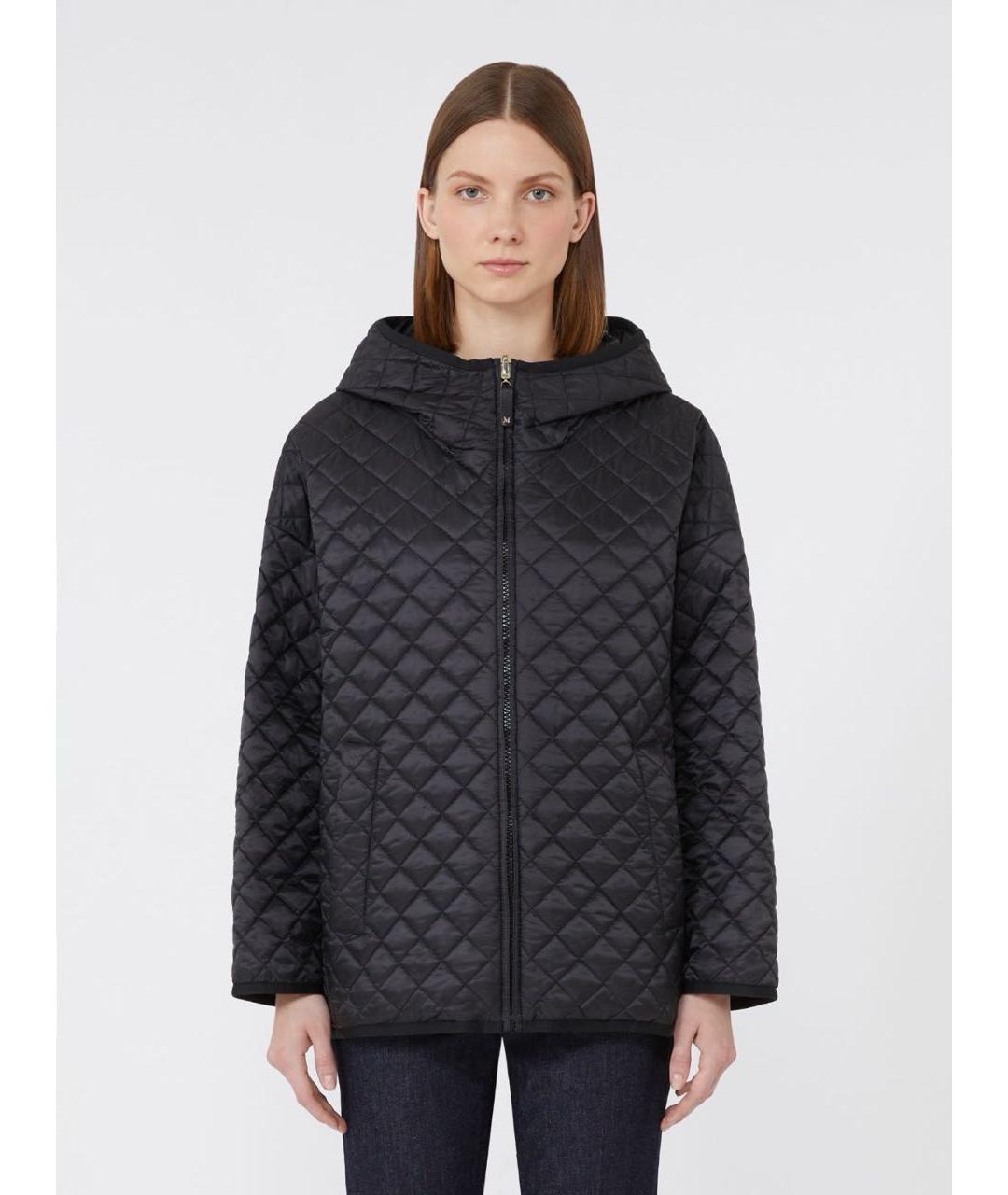 MAX MARA Черная полиэстеровая куртка, фото 2