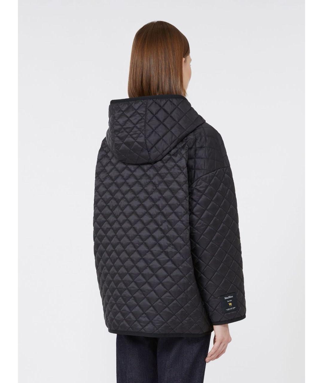 MAX MARA Черная полиэстеровая куртка, фото 4