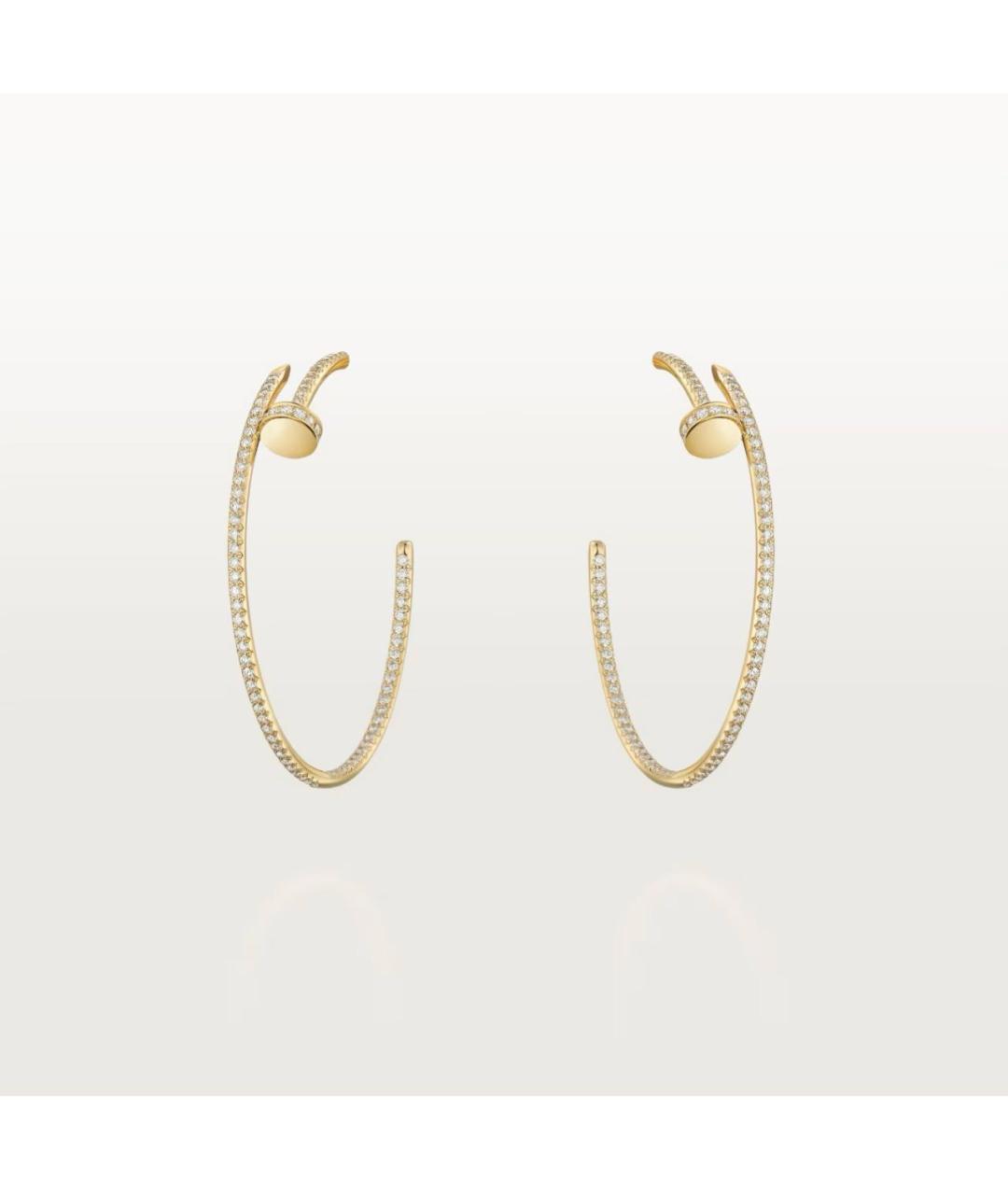 CARTIER Золотые серьги из желтого золота, фото 6