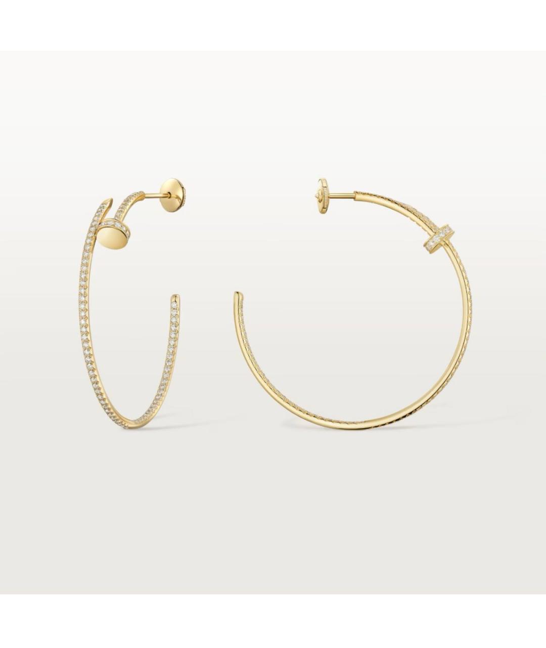 CARTIER Золотые серьги из желтого золота, фото 3