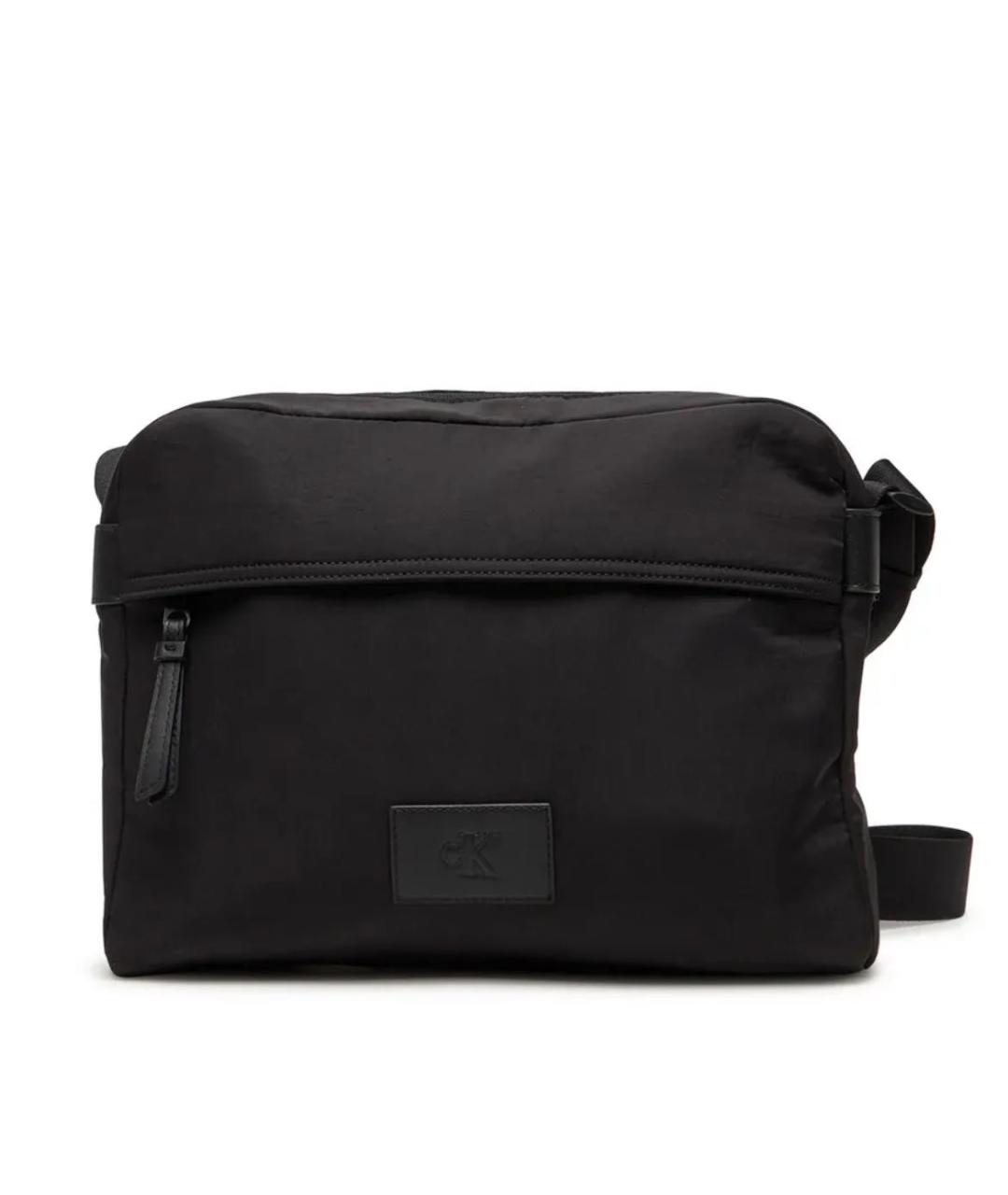CALVIN KLEIN Черная сумка на плечо, фото 3
