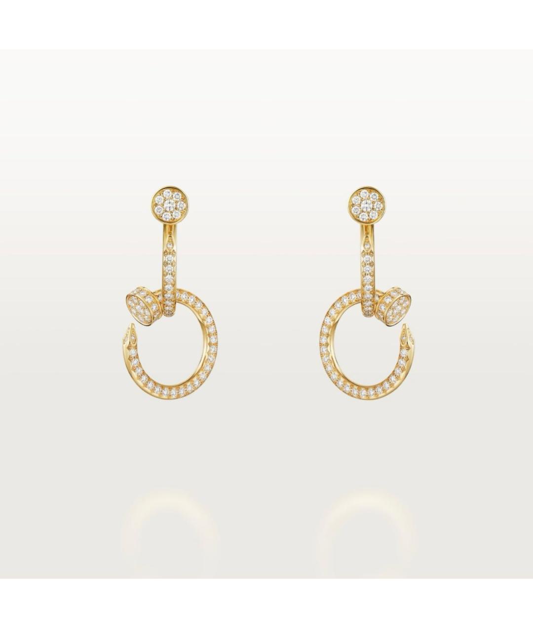 CARTIER Золотые серьги из желтого золота, фото 8