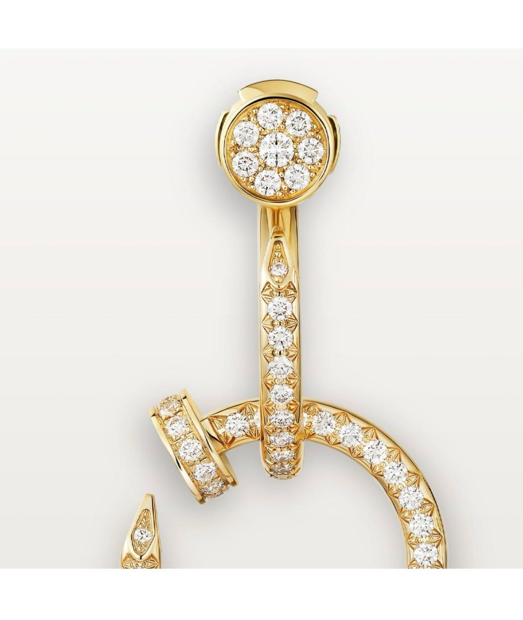 CARTIER Золотые серьги из желтого золота, фото 3