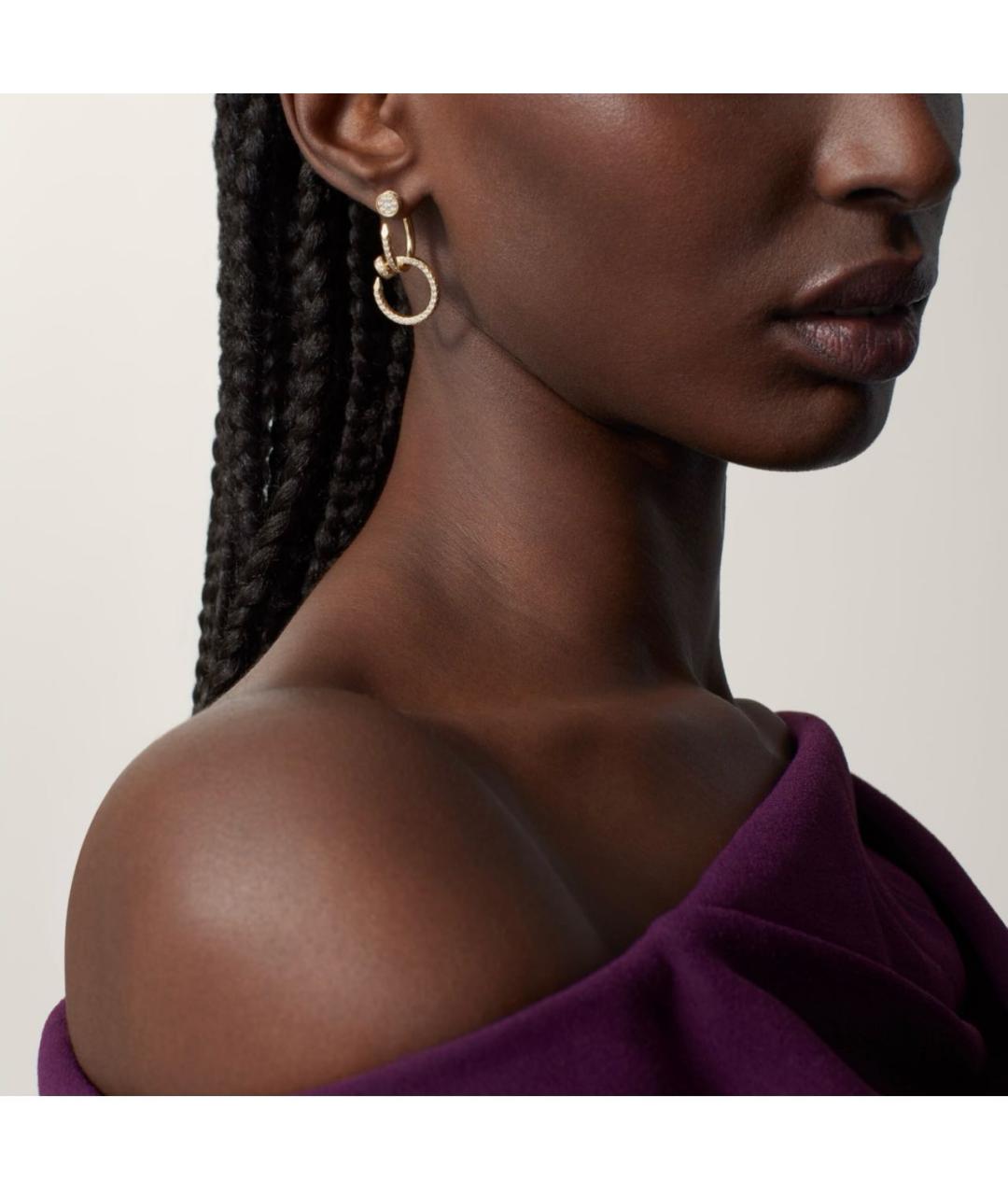 CARTIER Золотые серьги из желтого золота, фото 2