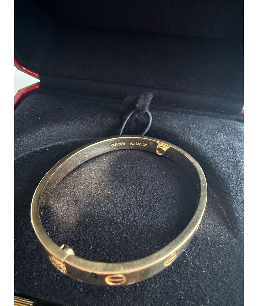 CARTIER Золотой браслет из желтого золота, фото 5