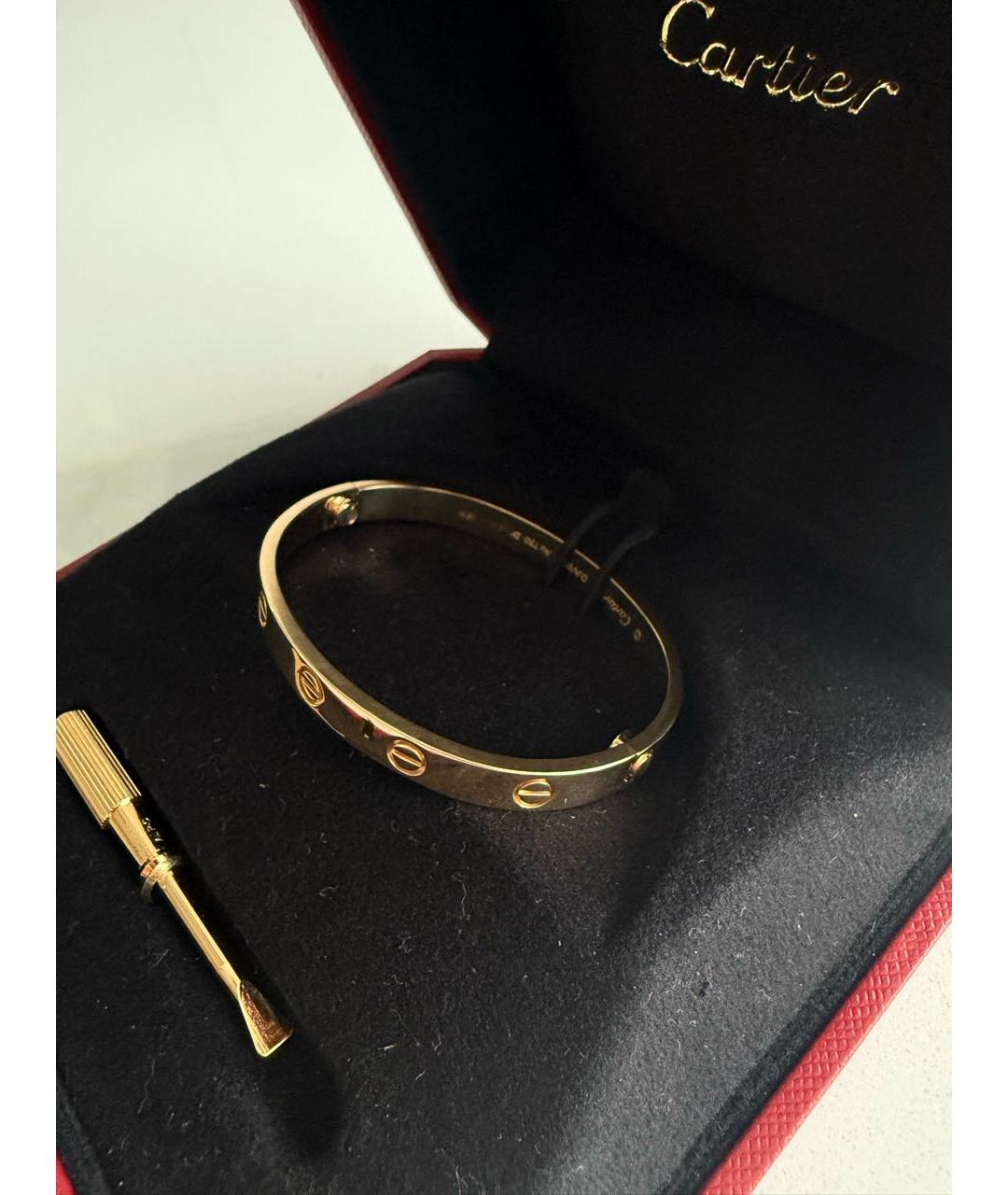 CARTIER Золотой браслет из желтого золота, фото 3