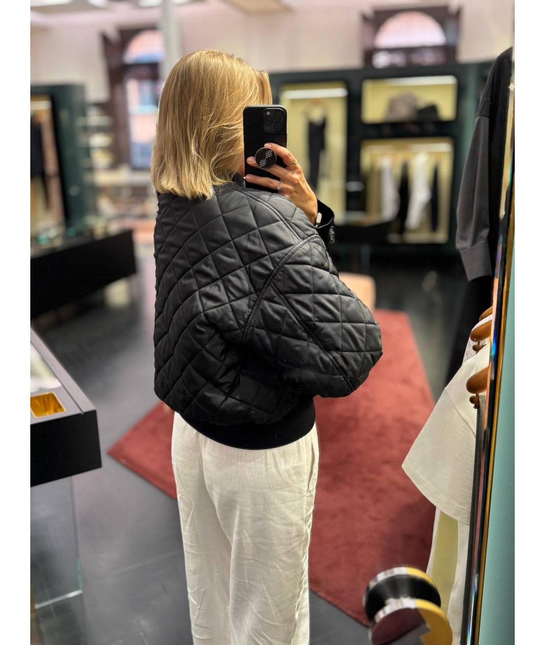 JIL SANDER Черная куртка, фото 3