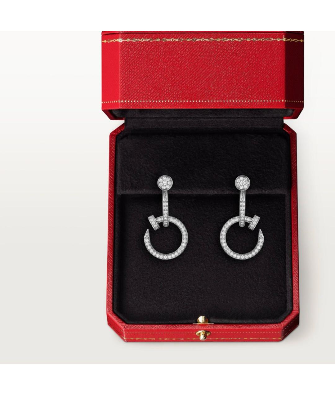 CARTIER Серебряные серьги из белого золота, фото 7