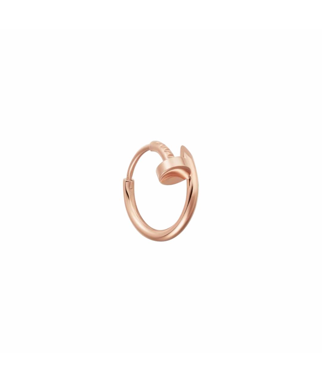 CARTIER Розовые серьги из розового золота, фото 8