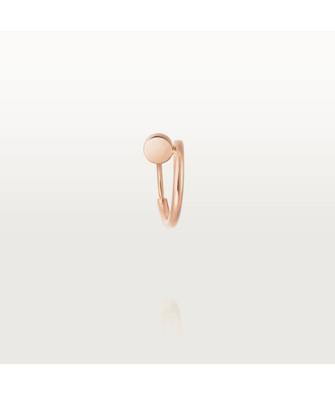 CARTIER Розовые серьги из розового золота, фото 6