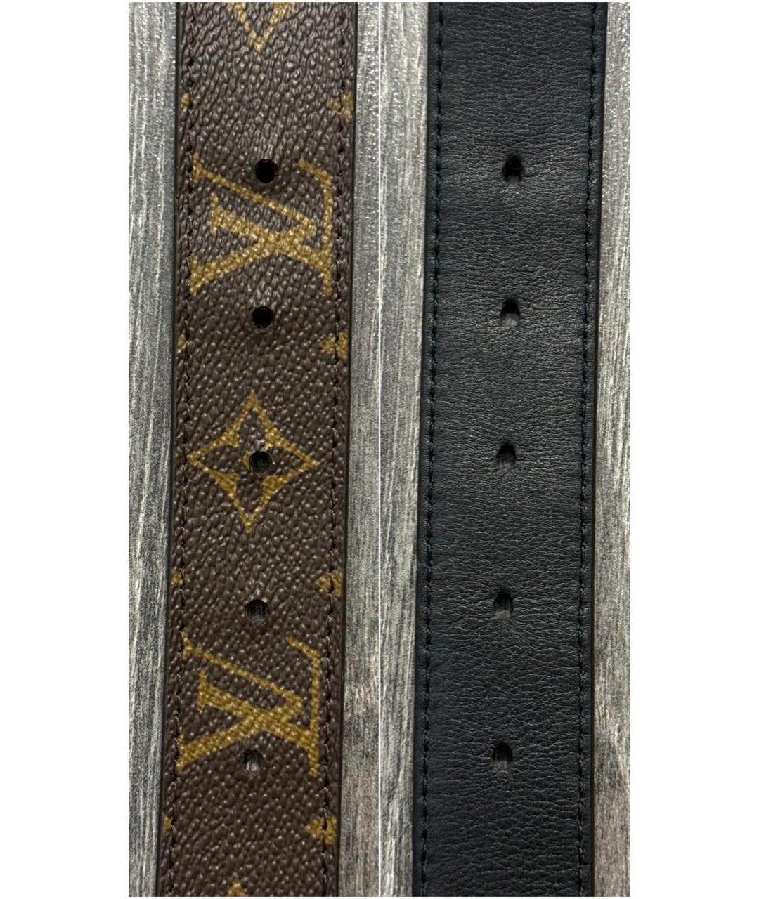 LOUIS VUITTON Коричневый ремень, фото 4